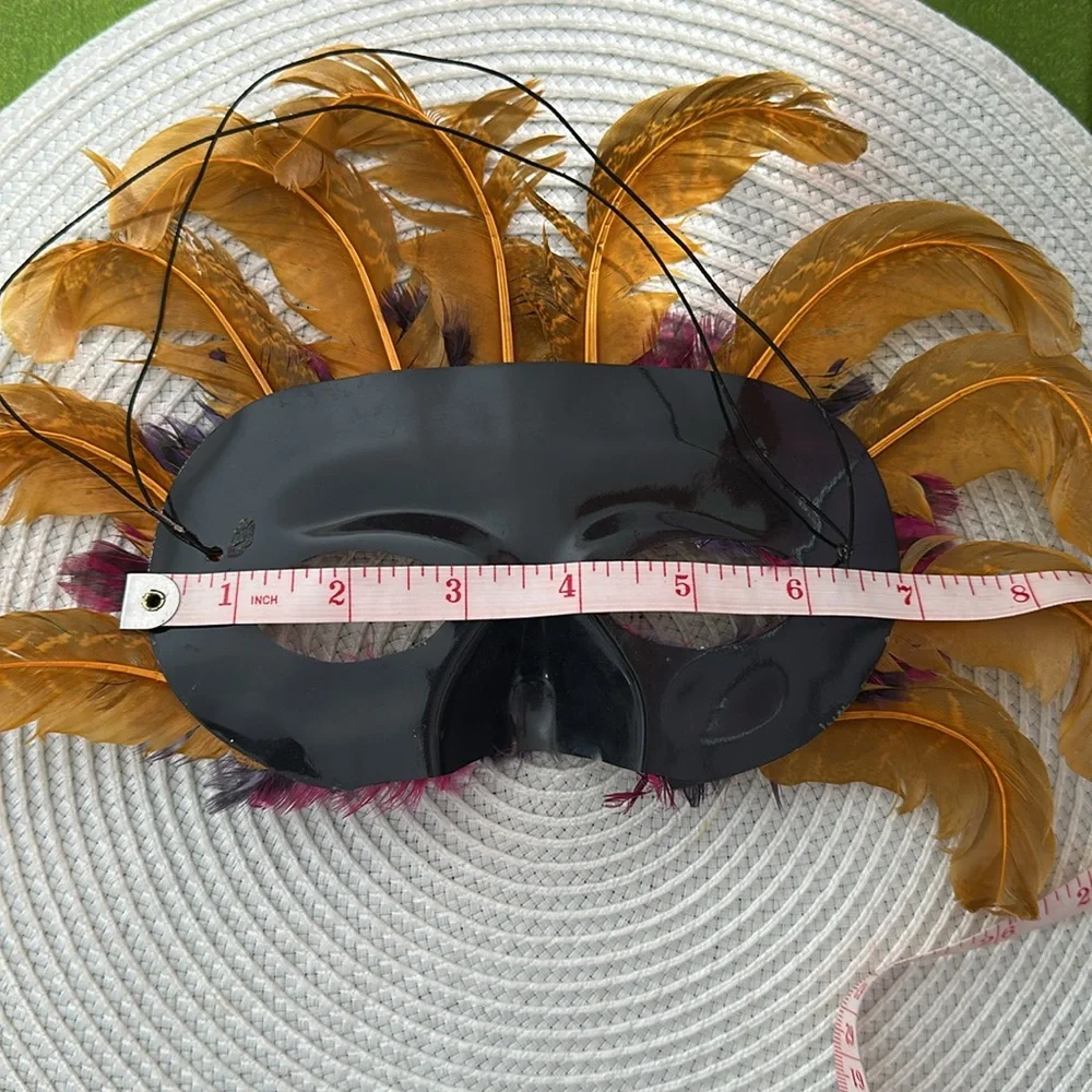 Feathered Masquerade Mask